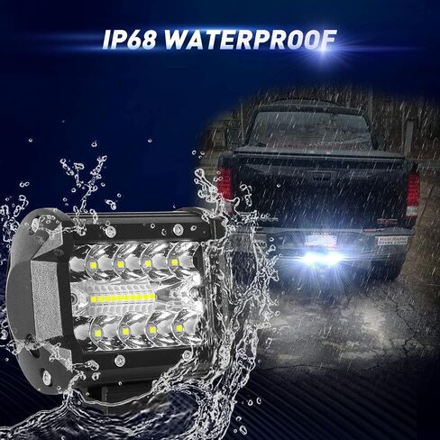 Hitch LED Light, EBESTauto 4 Inch Tow with 2 Inch Towing Hitch Mount Brackets Bar for Truck Trailer SUV Pickup Fit Dual Led Off-Road Driving Light bar in Saudi Arabia