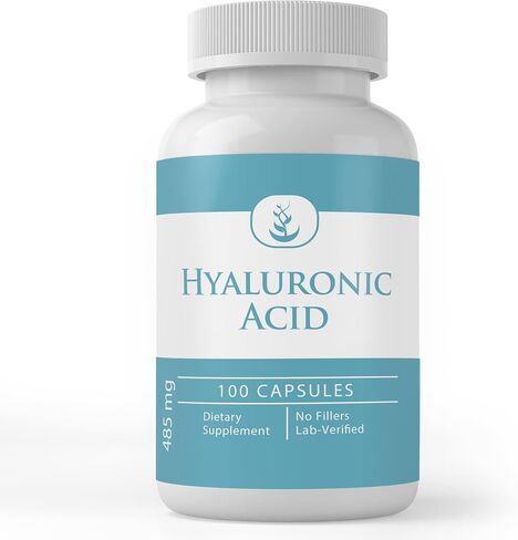 Pure Original Ingredients Hyaluronic Acid, (100 Capsules) Always Pure, No Additives Or Fillers, Lab Verified in Saudi Arabia