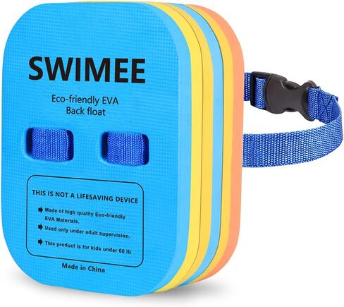Back Float Safety Swimming Bubble with Adjustable 3 Layers Swim Belts Waterproof Floaties Device for Kids Swimming Floats Secure Clip Buckle Swim Floaties for Swimming Beginners Sport Pool Lesson in Saudi Arabia
