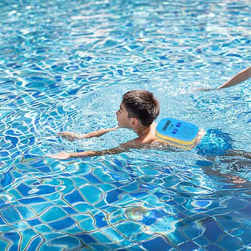 Back Float Safety Swimming Bubble with Adjustable 3 Layers Swim Belts Waterproof Floaties Device for Kids Swimming Floats Secure Clip Buckle Swim Floaties for Swimming Beginners Sport Pool Lesson in Saudi Arabia