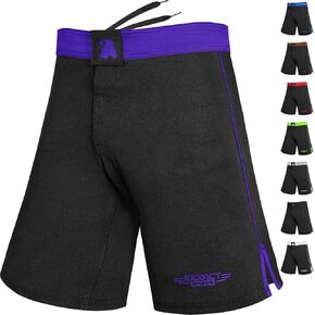Exxact Sports MMA Shorts, IBJJF Ranked No Gi BJJ Jiu Jitsu Shorts for Men, Boxing, Cross Training & Grappling Shorts