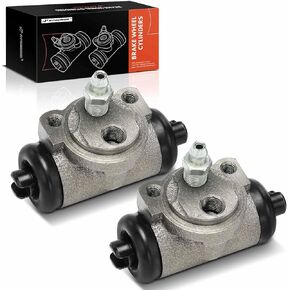 A-Premium Rear Driver and Passenger Drum Brake Wheel Cylinder Compatible with Select Mitsubishi Models - Outlander 2003 2004 2005 2006, 2-PC Set - Replace# MR407141