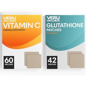 Bone Health Complete Duo Lifestyle Patches Vita D3/K2, Calcium Magnesium - Self Adhesive Time Release Topical Patch, 8-10 Hours (60 Day Supply)