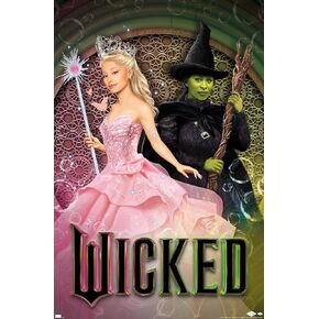 Trends International Wicked - Elphaba and Glinda Upland Wall Poster, 22.37" x 34.00", Unframed Version