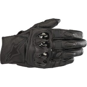 Alpinestars Celer V2 Leather Gloves-Black/Black-2XL