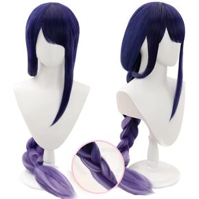 كيرا كيرا رايدن شوغون بعل شعر مستعار كوسبلاي لعبة جينشين إمباكت رايدن شوغون متدرج صبغ شعر مستعار طويل مستقيم أرجواني للشعر لحفلات الهالوين (رايدن شوغون صباغة متدرجة) in Kuwait