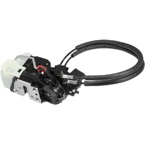 X AUTOHAUX Front Right Passenger Side Power Door Lock Actuator Motor with Cable for Kia Optima 2.0L 2.4L 11-12 Door Latch Actuator Assembly No.813202T000 Black