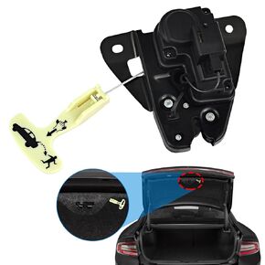Trunk Latch Actuator Compatible with 2006-2018 Dodge Charger Challenger Avenger Dart, Tailgate Trunk Lock for 2005-2018 Chrysler 300 200, Replace for 931-714 5056244AA