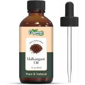 Malkangni Seed (Celastrus paniculatus) Oil | Pure & Natural Carrier Oil for Massage, Skin Care, Hair Care- 30ml/1.01fl oz