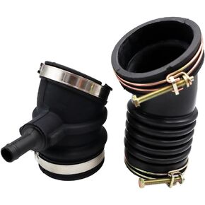 2Pcs Air Intake Hose with Clamps Compatible with Toyota 4RUNNER 1999-2000 3.4L V6 17881-62150 696-022