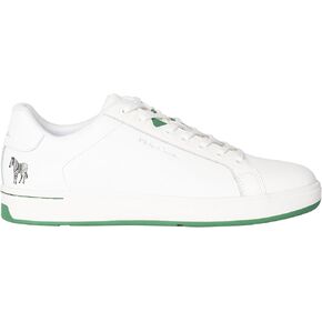 Paul Smith Men's Leather 'Albany' Sneakers with Green Soles