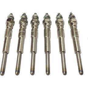 6PCS 1HZ Glow Plugs Set 19850-64031 for Toyota Landcruiser HDJ80 HDJ81 1HD-T HZJ80 HZJ75 HZJ81 105 4.2L 12V