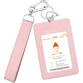 Weixiltc Leather Wristlet Keychain with Wallet, Car Key Chain with Key Ring, Anti-Lost D Ring and Card Holder
