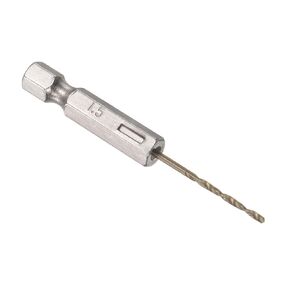5pcs Titanium Coated Drill Bit with 1/4" Hex Shank - [5mm x 105mm] High Speed Steel for Quick Release 135 Degree Split Point for Aluminum Alloy Iron Wood