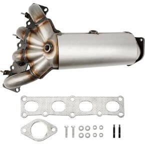 KAC 1pcs High Flow Catalytic Converter Kit Compatible with 2015-2019 ProMaster City 2015-2018 Renegade 2.4L 2014-2021 Cherokee 2.4L Direct-Fit Catalytic Converter, Replace 641513(EPA Compliant)