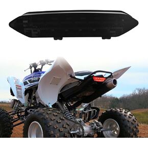 Taillight for Yamaha Raptor, LED Smoked Black Tail Light Brake Light for Yamaha Raptor 700R 700 2006-2018 / YFZ450R YFZ450X YFZ 450R 450X 450 R X 2009-2018 Accessories (1PCS)