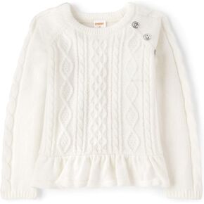 Gymboree,and Toddler Long Sleeve Sweaters,Soft White,2T
