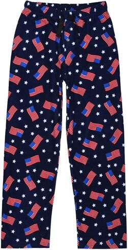 سروال مريح مريح للرجال مطبوع 100% من بوليستر الصوف القطبي الصغير in Kuwait