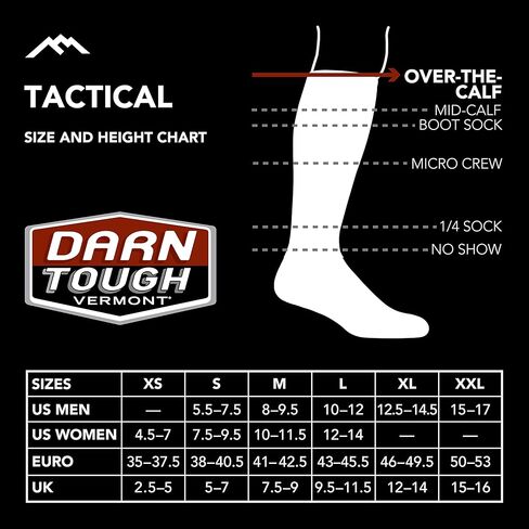 Darn Tough Tactical Over The Calf Light Cushion Sock in Kuwait