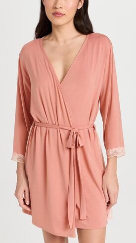 Eberjey Women's Flora 3/4 Sleeve Robe in Saudi Arabia