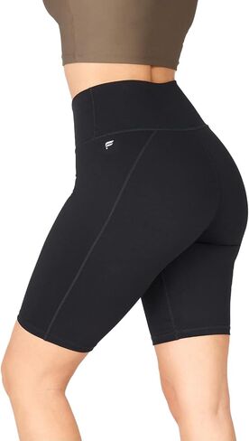 Fabletics Women's Define PowerHold® High-Waisted 9'' Short, Workout, Running, Spandex, Maximum Compression, Flattering in Saudi Arabia