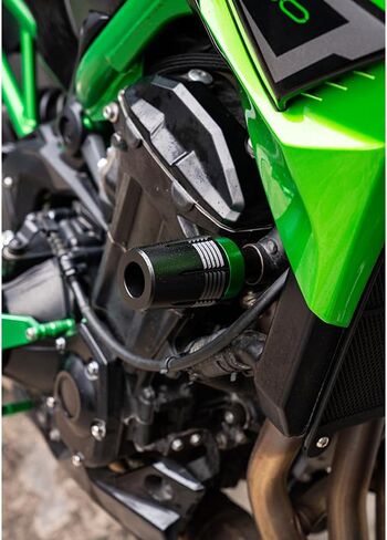 MOWOK Fit for Kawasaki Z900 Z900RS Z900SE Z 900 RS SE 2017-2025 2021 2022 2023 2024 Motorcycle Accessories Frame Sliders Crash Protector Engine Guard Falling Protection Pad (Black) in Saudi Arabia