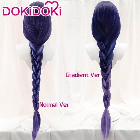 كيرا كيرا رايدن شوغون بعل شعر مستعار كوسبلاي لعبة جينشين إمباكت رايدن شوغون متدرج صبغ شعر مستعار طويل مستقيم أرجواني للشعر لحفلات الهالوين (رايدن شوغون صباغة متدرجة) in Kuwait