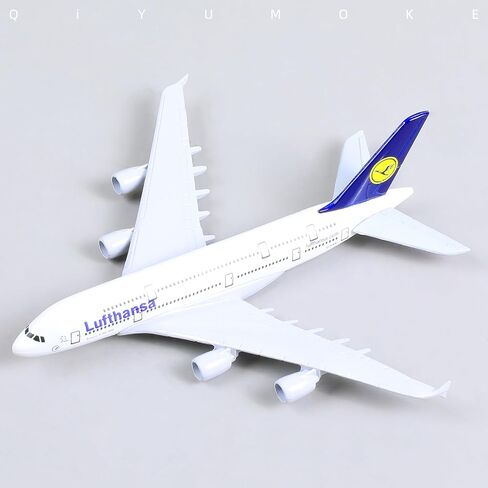 1/400 A380 نموذج طائرة غريمان دييكاست مجموعات نماذج الطائرات المعدنية - نموذج طائرة هوائية A380 مع حامل (5.7 بوصة طول) لهدية طائرات الطيران، ديكورات عرض سطح المكتب in Kuwait
