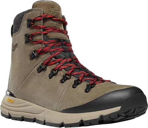 Danner Men's 67338 Arctic 600 Side-Zip 7" 200G Primaloft Waterproof, Brown/Red - 11.5 EE in Saudi Arabia