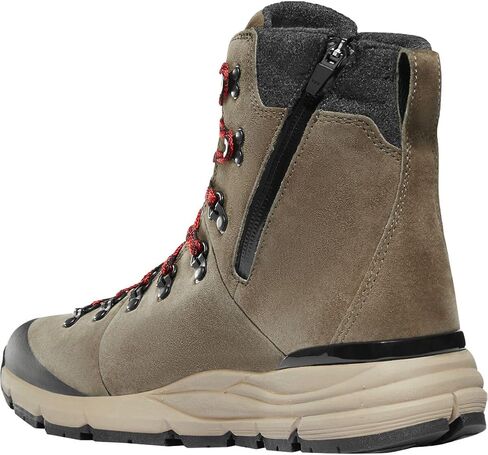 Danner Men's 67338 Arctic 600 Side-Zip 7" 200G Primaloft Waterproof, Brown/Red - 11.5 EE in Saudi Arabia