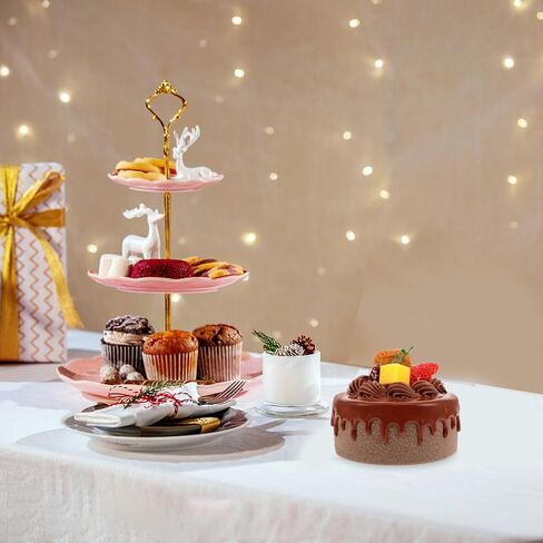 Abaodam Fake Cupcake Artificial Cake Fake Cake Faux Food Model Realistic Fake Desserts Pastries for Photography Props Display in Saudi Arabia