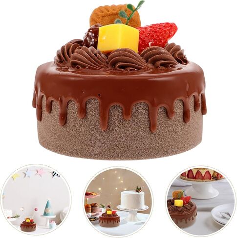 Abaodam Fake Cupcake Artificial Cake Fake Cake Faux Food Model Realistic Fake Desserts Pastries for Photography Props Display in Saudi Arabia