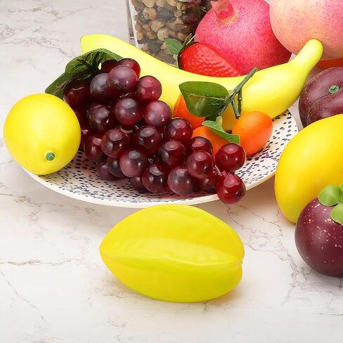 PATIKIL 20 Pcs Artificial Mini Tomato, Foam Simulation Fake Small Tomato Lifelike Realistic Faux Fake Fruit Model for Home Kitchen Party Decoration, Photography Props in Saudi Arabia