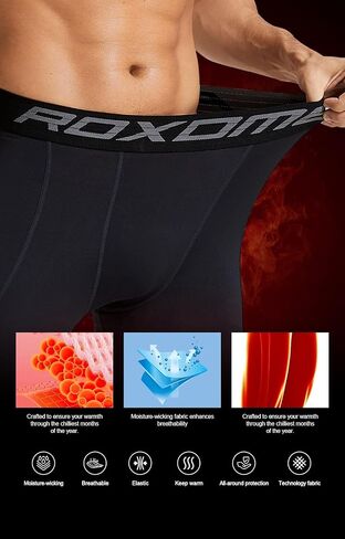 2 Pack Men's 3/4 One Leg Compression Capri Tights Pants Basketball Athletic Running in Saudi Arabia