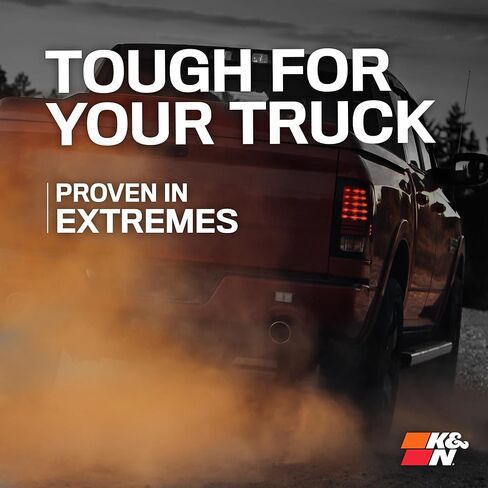 فلتر هواء محرك K&N: فلتر هواء بديل ممتد العمر 24,000 ميل: متوافق مع 2018-2021 Jeep Wrangler JL وGladiator، KNX-5076 in Kuwait