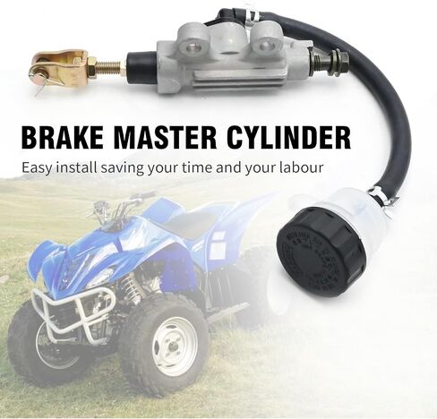 UOIENRT 5KM-2583V-00-00 Rear Brake Master Cylinder Replacement for Yamaha Wolverine 350 450 Grizzly 300 400 450 660 Kodiak 400 450, 2NL-25850-50-00 1SC-F580E-00-00 in Saudi Arabia