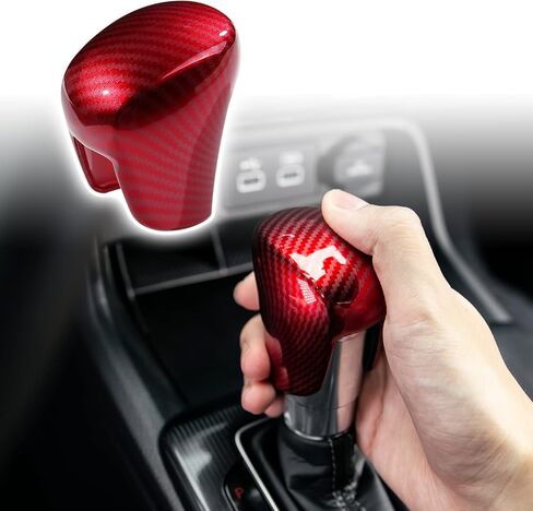 CKE متوافق مع Honda Civic 2022 2023 2024 2025 لـ CRV HRV 2023 2024 2025 لـ Accord 2018-2024 2025 ملحقات وحدة التحكم المركزية للسيارة غطاء مقبض ناقل الحركة - كربون أسود in Kuwait