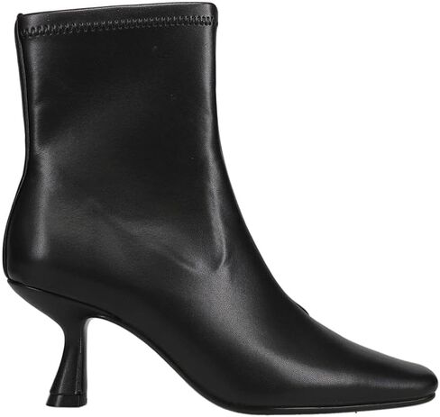 VANELi Womens Gabris Zippered Stretch Square Toe Casual Boots Ankle Mid Heel 2-3" - Black in Saudi Arabia