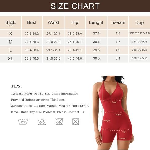 YEOREO Workout Jumpsuits Women Tummy Control Taylor V Neck Romper One Piece Sexy Backless Scrunch Butt Bodysuit in Saudi Arabia