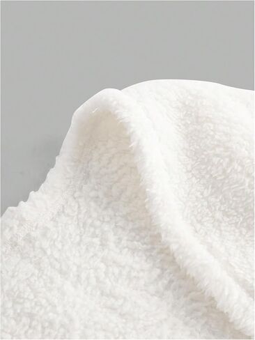 Milumia Girl's Fuzzy Long Sleeve Open Front Cardigans Knitted Shrug Sweaters in Saudi Arabia