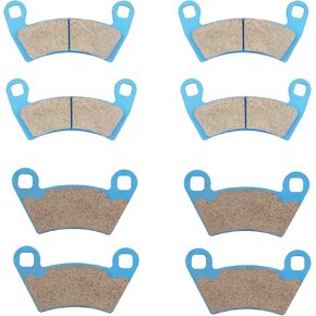 Front & Rear Ceramic Brake Pads Set for 2011-2019 Polaris Ranger XP 900, 2014-2021 Polaris Ranger Crew 570 Mid Size and Ranger Crew 570-4, 4 sets Front and Rear Brake Pads
