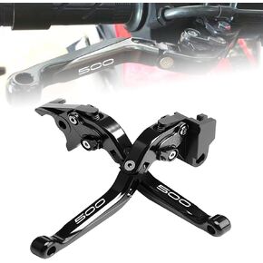 For Ninja 500 Z500 NINJA500 SE 2024 2023 2022 2021 2020 Motorcycle Accessories Adjustable Foldable Extendable Scooter brake Clutch lever Handle ninja500 z500 se (Black Black Red)