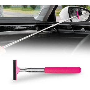 Car Rearview Mirror Wiper, Car Rearview Mirror Mini Telescopic Auto Squeegee, Retractable Auto Glass Squeegee, Multifunctional Car Window Wiper, Universal Automotive Accessories