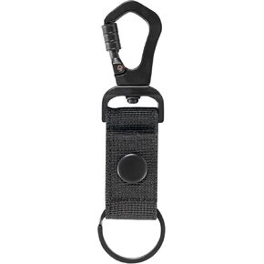 Belt Loop Key Holder for Men with Key Rings, Heavy Duty Key Ring Holder with Self-Locking Metal Gate Clip, EDC Keychain Accessories Men Key Chain, Outdoor Carabiner Key Ring Clip Car Keychain for Men