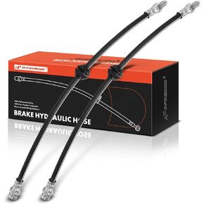 A-Premium Rear Driver & Passenger Side Brake Hydraulic Hose Compatible with Ford Models - Focus 2001 2002 2003 2004, Rear Disc Brake - Replace# YS4Z2282DA(Pack of 2)
