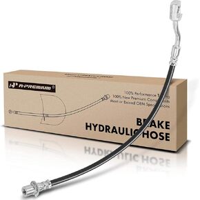 A-Premium Brake Hydraulic Hose Compatible with Select Chevy and GMC Models - Silverado 2500/Silverado 3500 HD 2007-2010, Sierra 2500/Sierra 3500 HD 2007-2010, Yukon XL 2500 2007