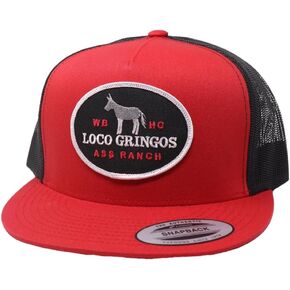 WHISKEY BENT HAT CO. Loco Gringos Adjustable Snapback Trucker Hat