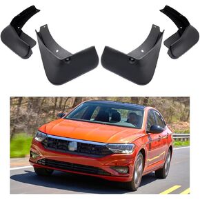 Car Mudguard Fender Mud Flaps Splash Guards Compatible with VW Jetta Sedan/Jetta R-Line 2019 2020 2021 2022 2023 2024