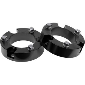 2.5" Front Leveling Lift Kits for 1999-2006 Tundra 2WD 4WD, T6 Billet Aluminum Strut Spacers Lift Kit Black