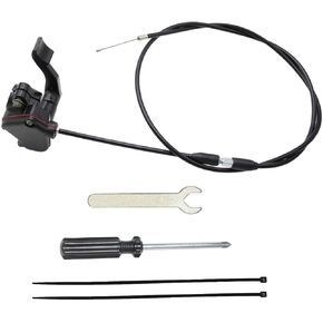 PRO BAT 7/8'' 22mm Throttle Thumb Cable Assembly Thumb Throttle Accelerator Lever Handle For 50cc 70cc 90cc 110cc 125cc 150cc 200cc 250cc CT200U Quad Pit Bike ATV Go Cart